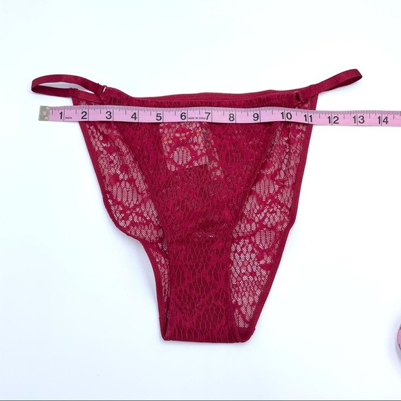 Free People Tameeka Lace Undie Berry Electric Sz S - Picture 5 of 10
